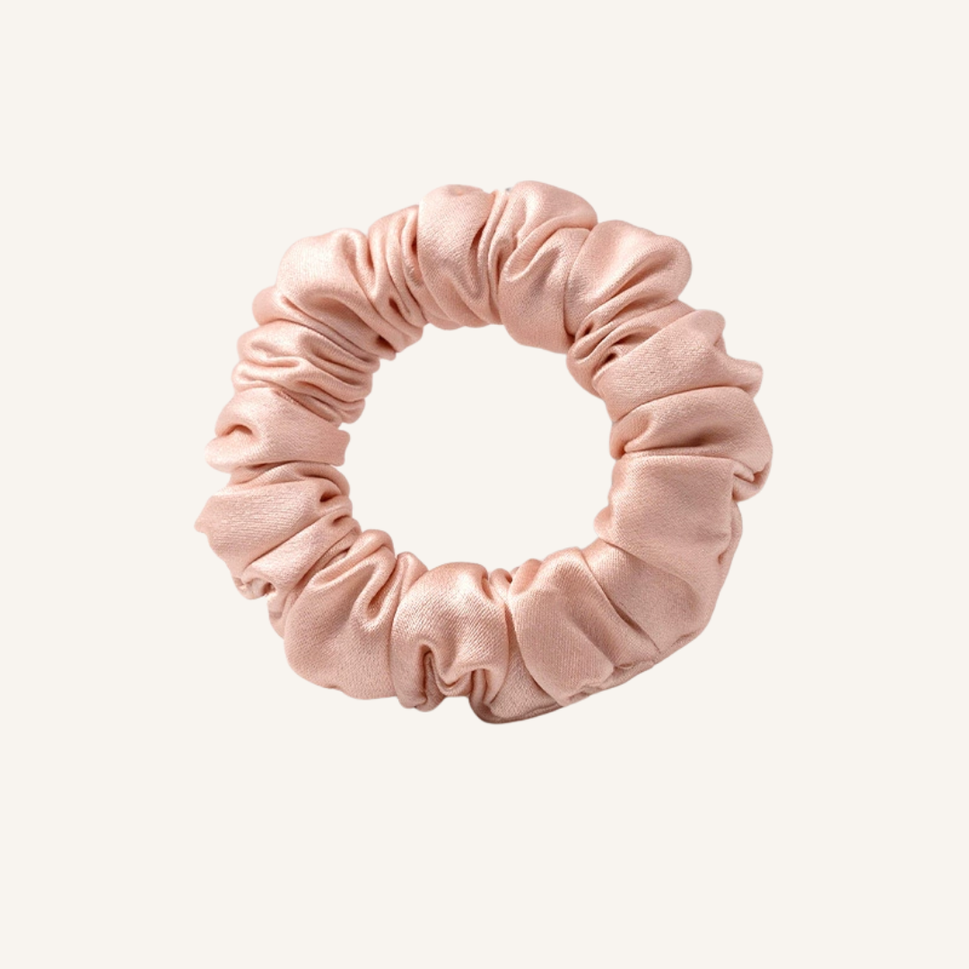 100% Mulberry Silk Scrunchie – Luxury & Hair-Friendly